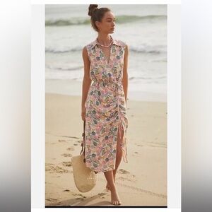 Anthropologie Seashell midi dress